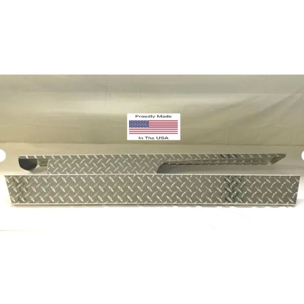 EZGO RXV Golf Cart Part Diamond Plate Rocker Panel covers RXV 2008-2015 Made USA